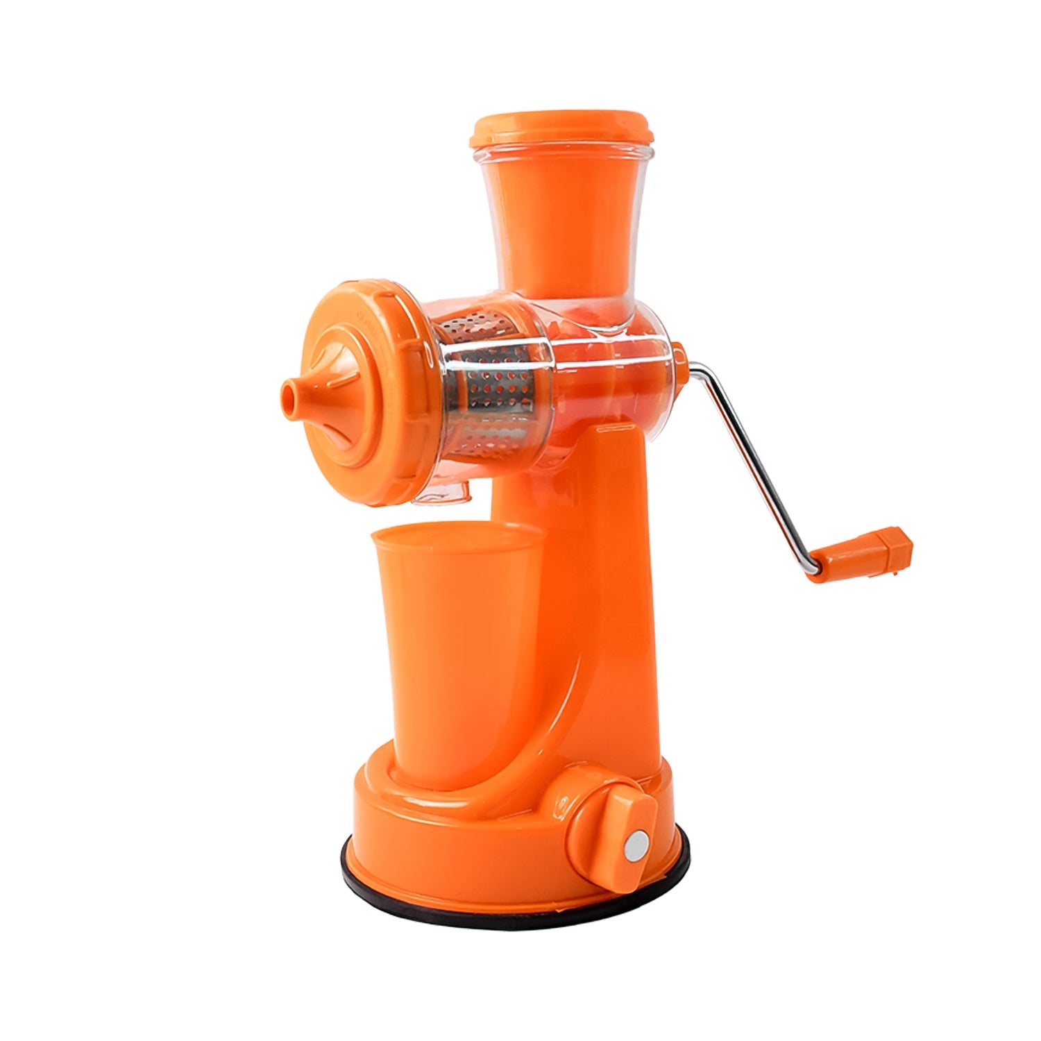 Manual Fruit Vegetable Juicer with Juice Cup and Waste Collector Manual Fruit Vegetable Juicer with Juice Cup and Waste Collector